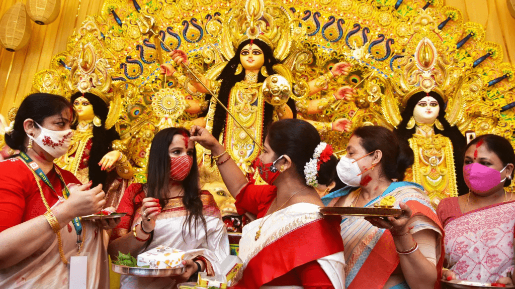Day wise Durga Puja schedule highlighting major rituals and traditions