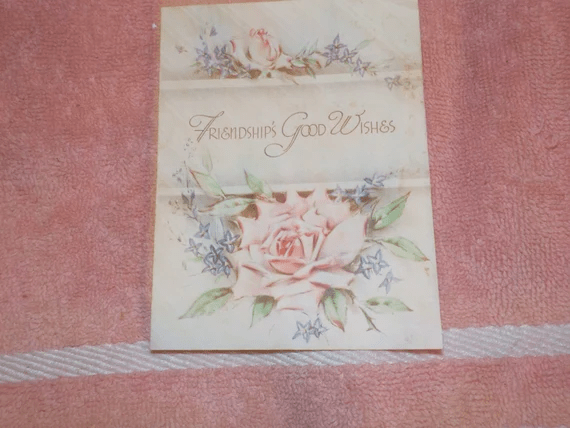 Vintage friendship greeting cards reflecting the early history of Friendship Day